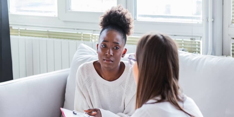 a young woman seeking advice